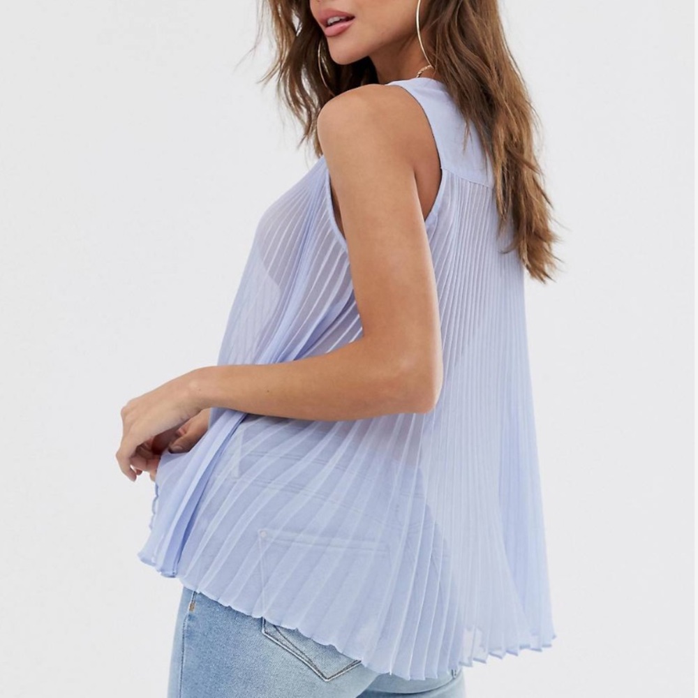 ASOS Pleated Top